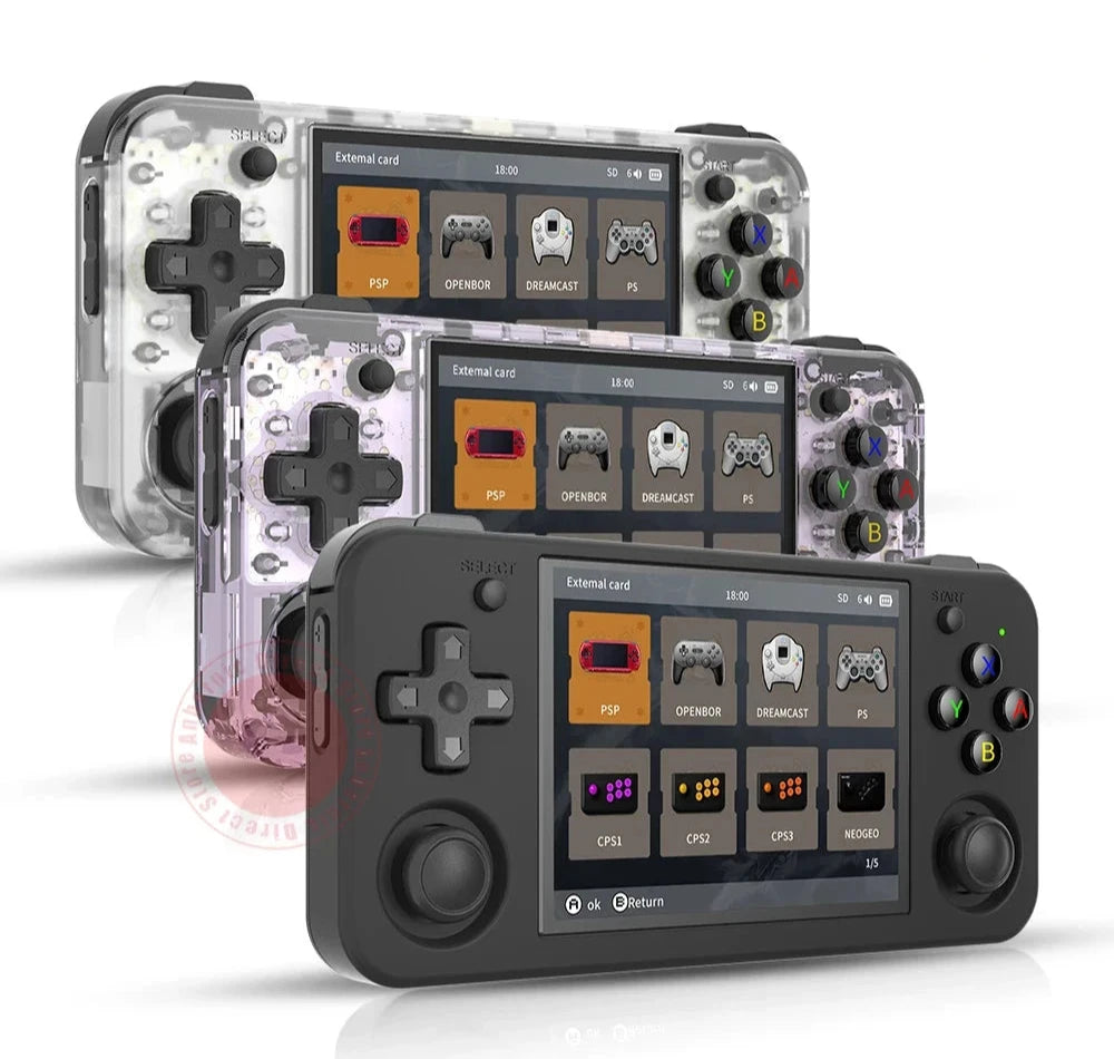 ANBERNIC RG35XX H - Consola de Jogos Portátil, 5528 Jogos ANBERNIC RG35XX H - Consola de Jogos Portátil, 5528 Jogos